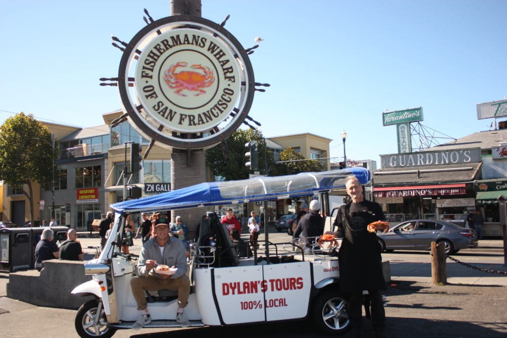 Explore Fisherman's Wharf on tuk tuk tours of San Francisco