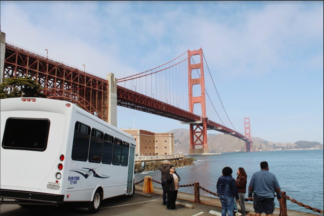 Mini bus tours across the Golden Gate Bridge