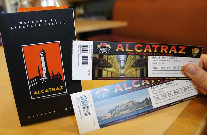 tickets to visit alcatraz island