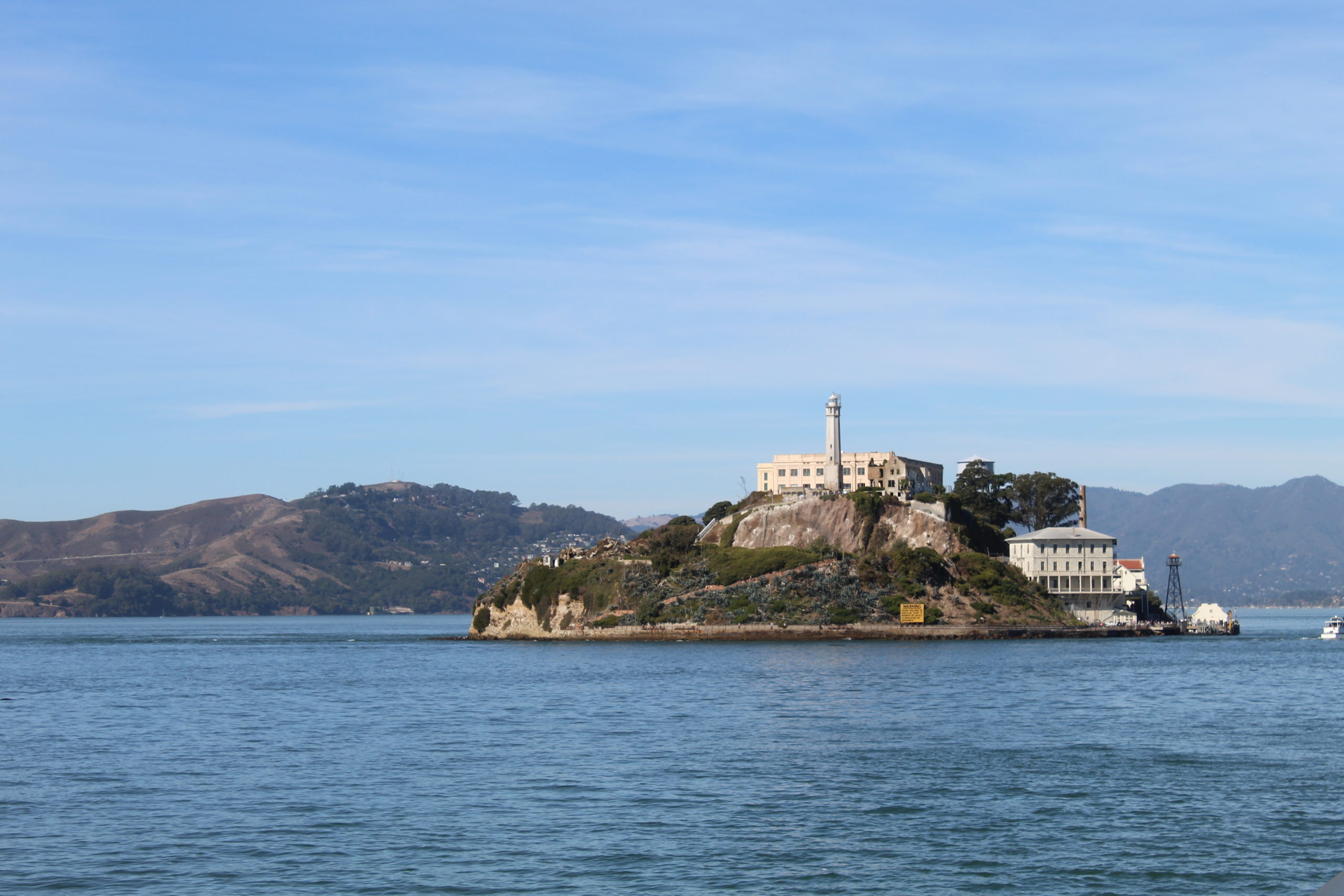 Alcatraz Penitentiary near San Francisco
