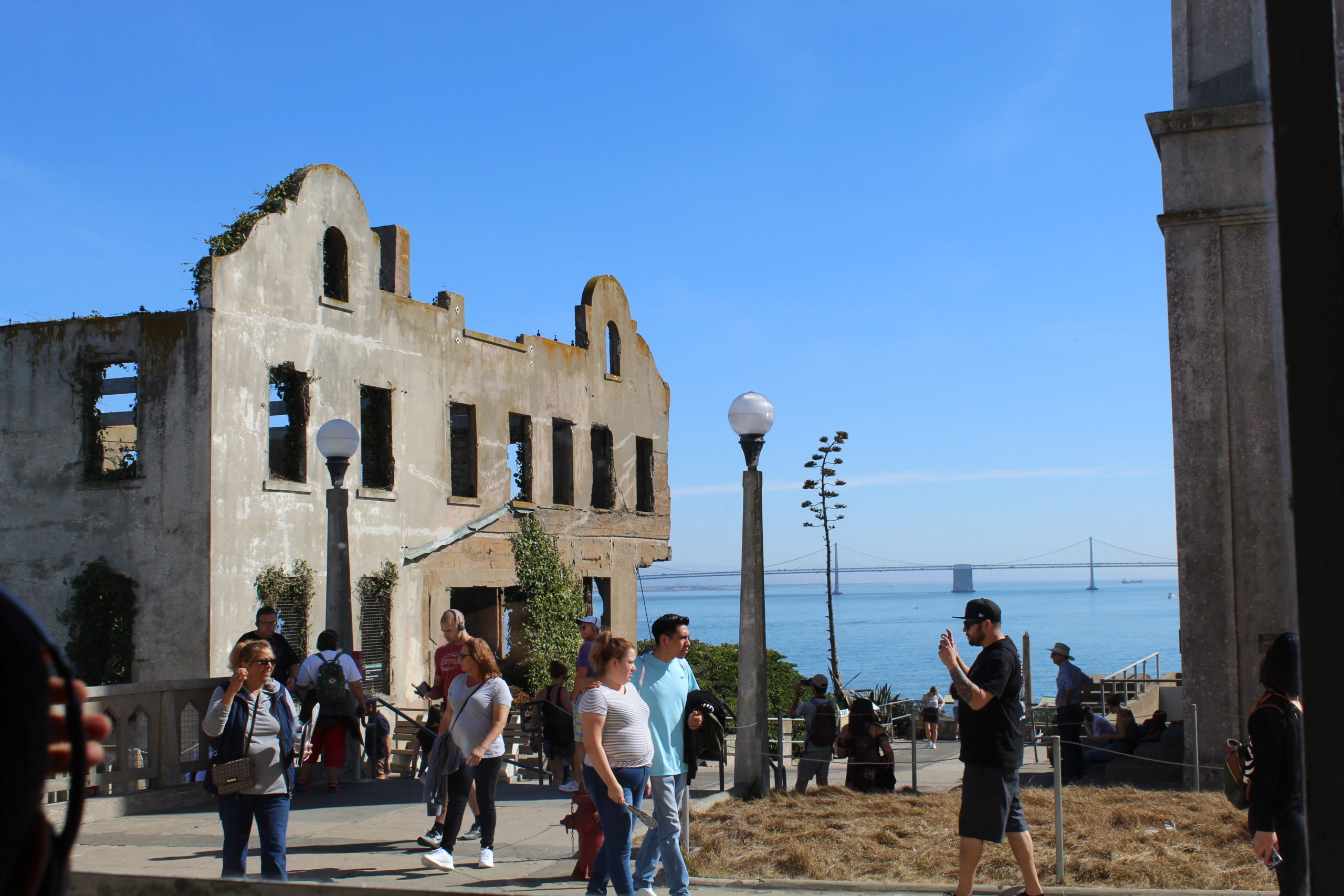 Group Touring Alcatraz Island