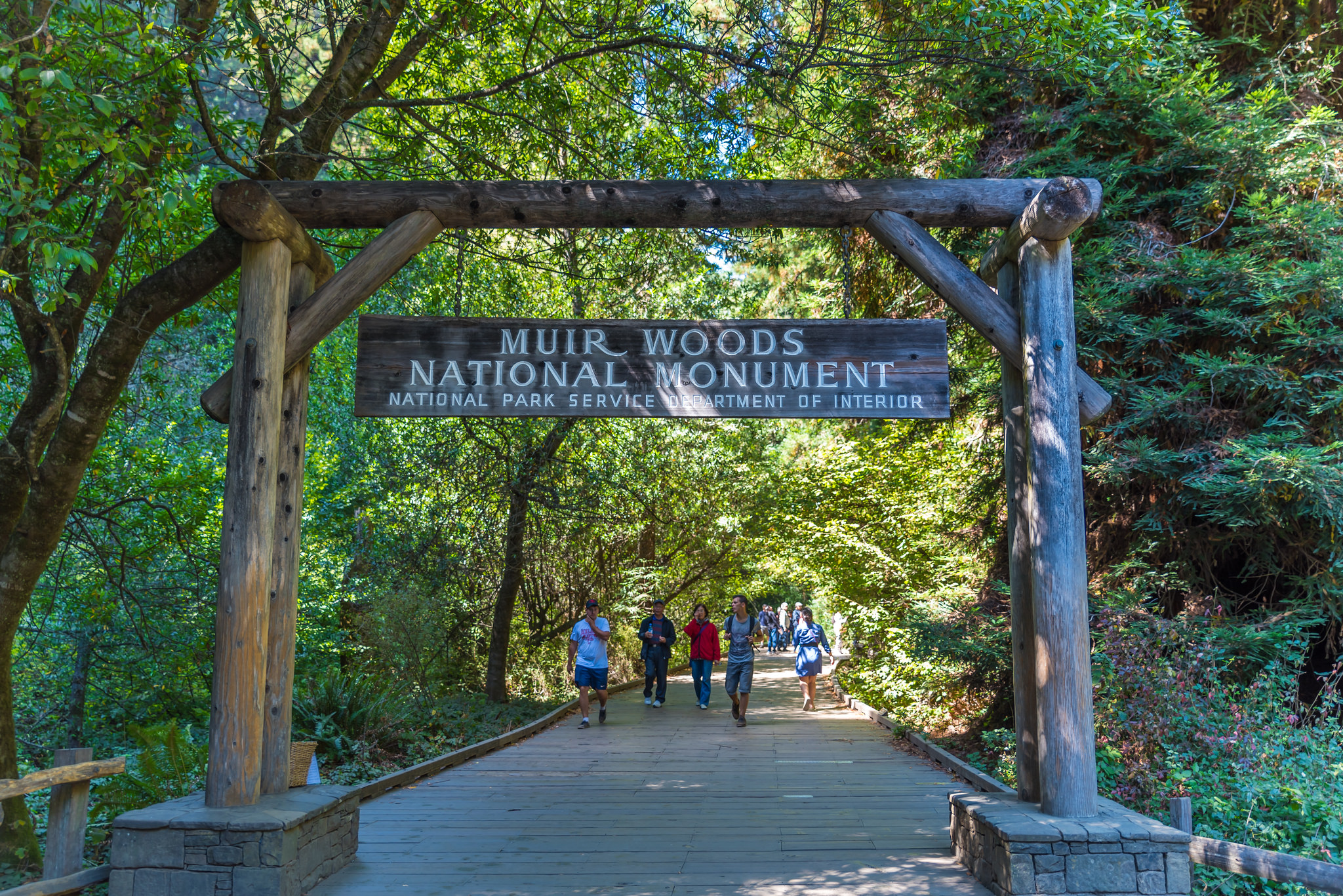 Muir Woods National Monument Entrance