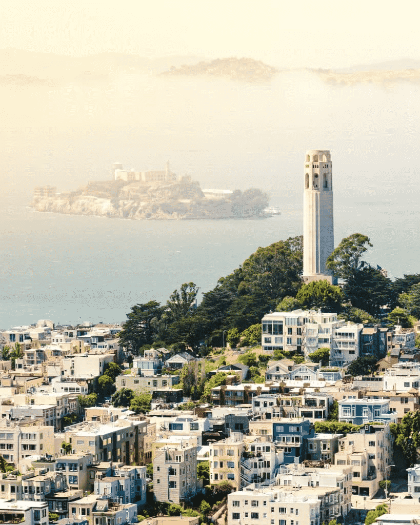 Coit Tower offers some of the most amazing views of San Francisco