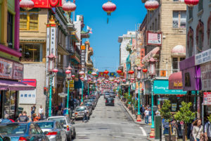 Tour Chinatown street in San Francisco