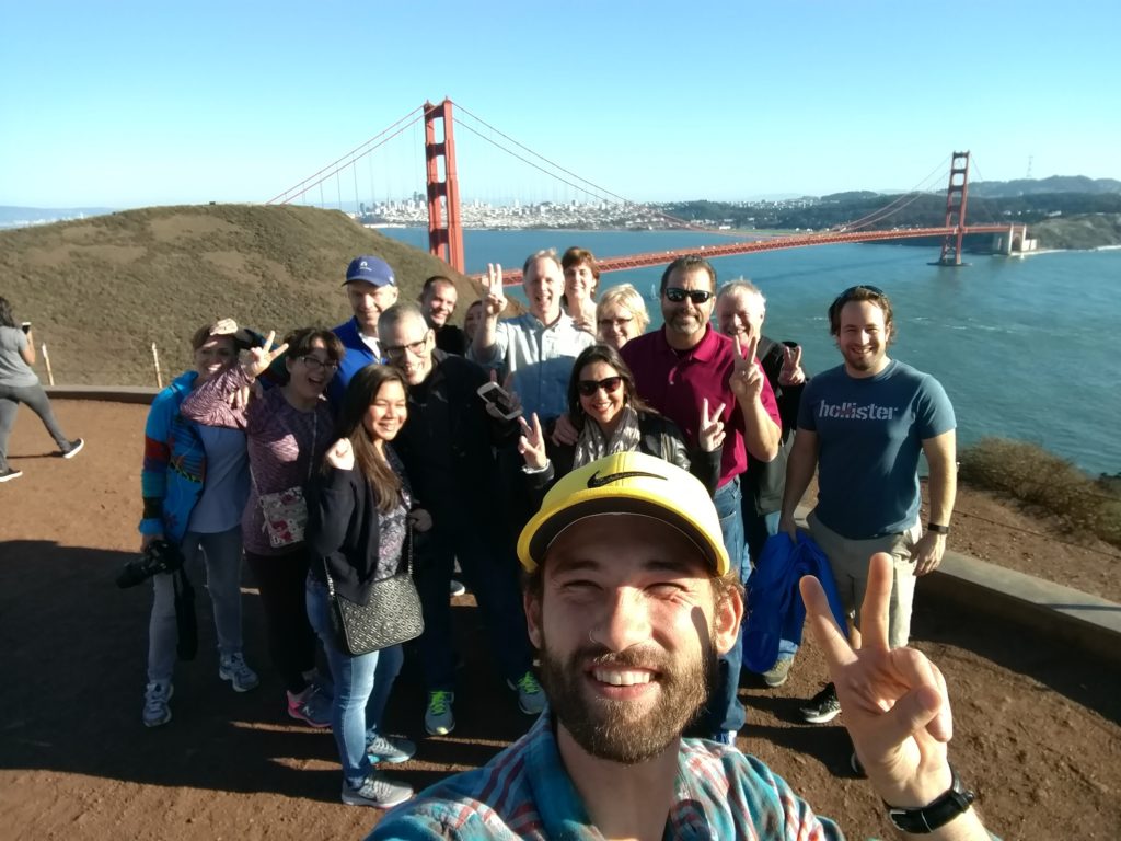 small group on Dylan's Famous Tour of San Francisco