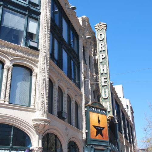 attend performance at Orpheum Theater in San Francisco