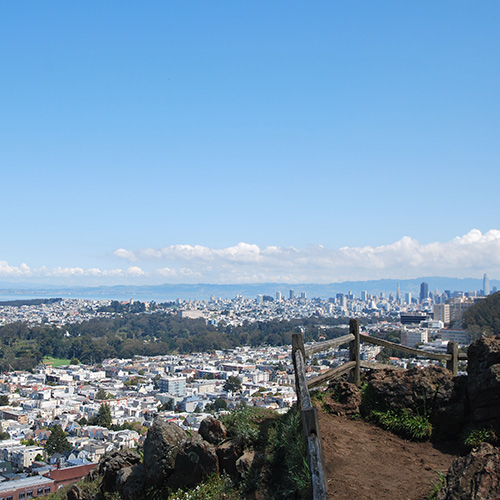Visit Grandview Park in San Francisco for city views