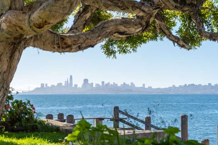 san francisco skyline as seen from sausalito