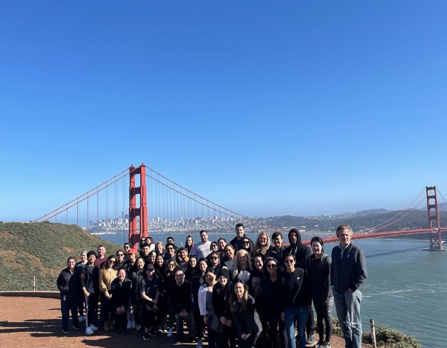 company on san francisco team outing