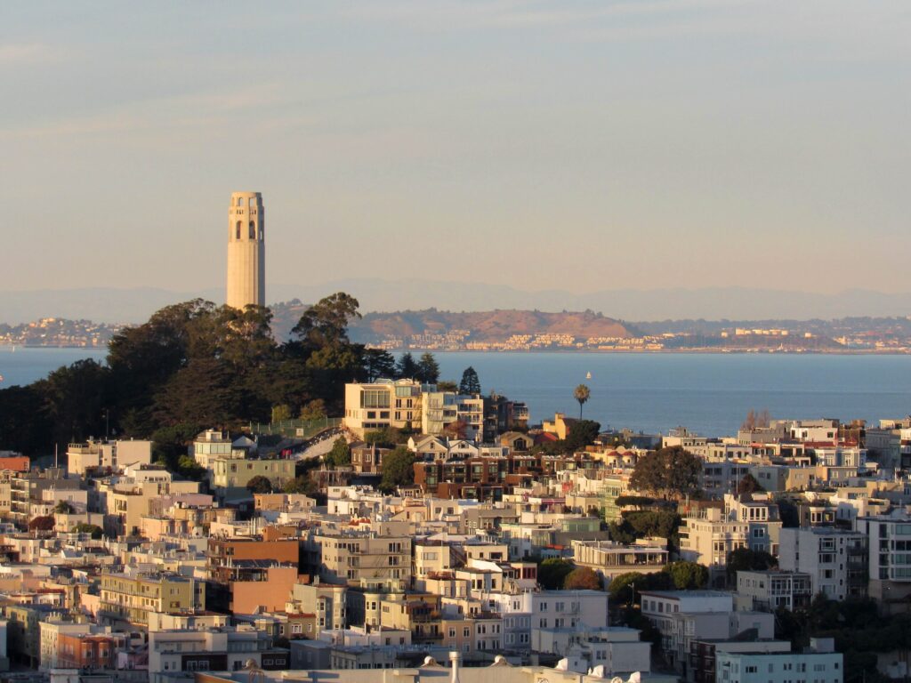 Coit Tower at San Francisco's Telegraph Hill