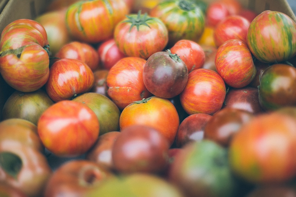 Ferry Building Farmers Market Heirloom Tomatoes