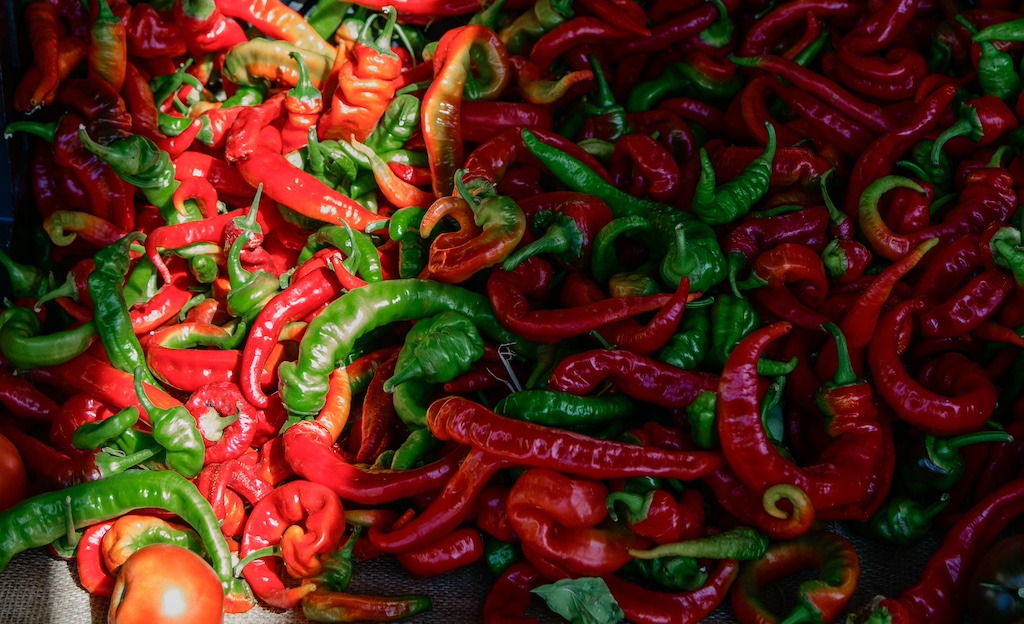 Chili Peppers at the Farmer's Market