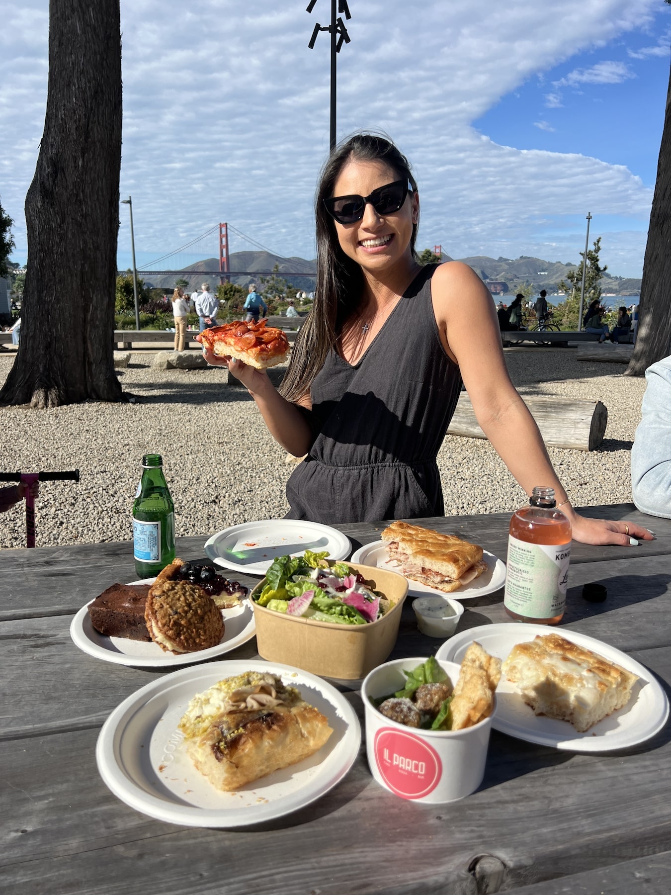 Lunch by the Golden Gate Bridge